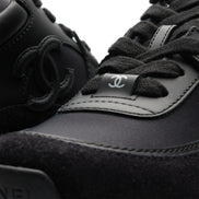 Chanel CC Runner Sneakers Black Reflective 