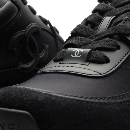 Chanel CC Runner Sneakers Black Reflective "Unworn"
