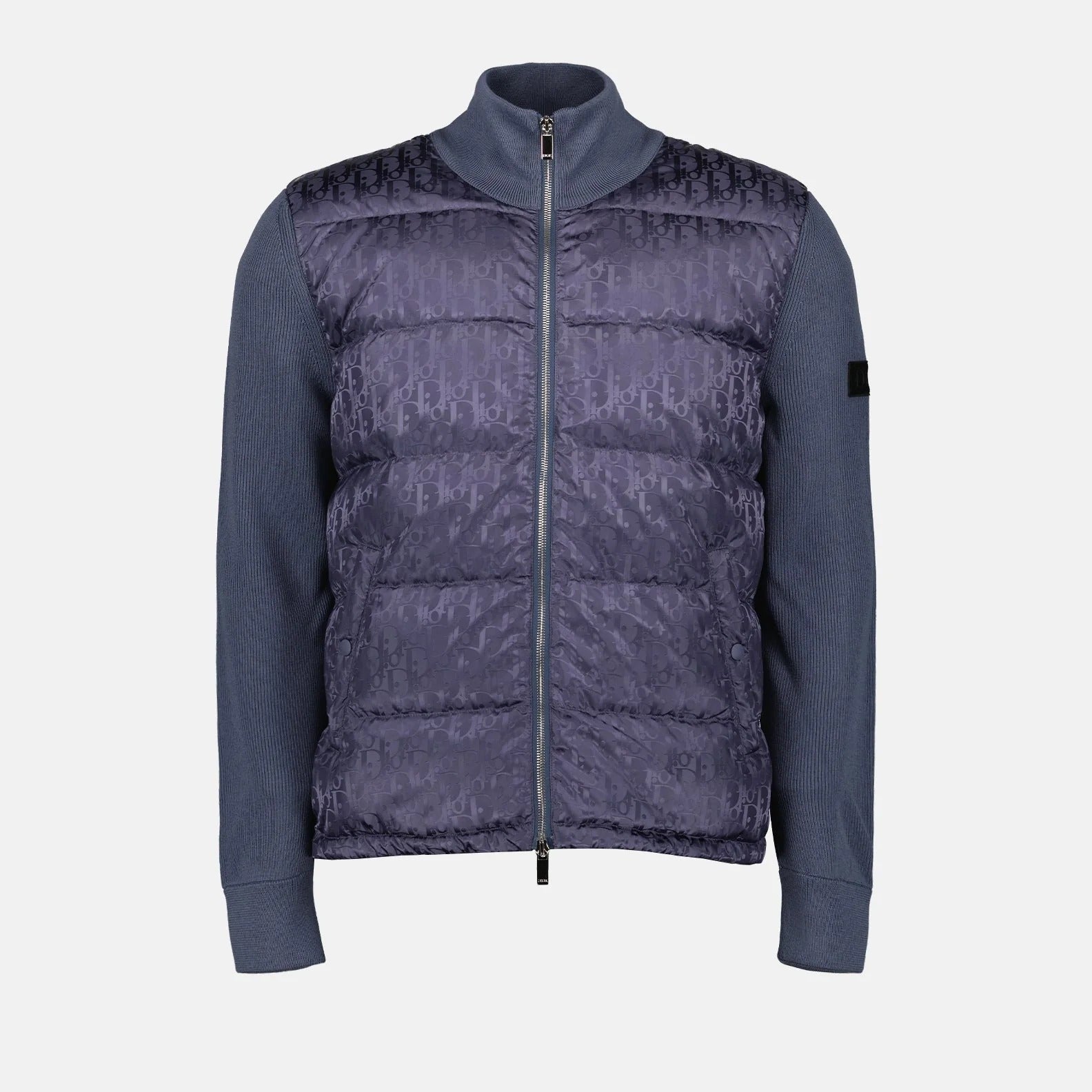 Dior Oblique Hybrid Cardigan Jacket Dark Grey 