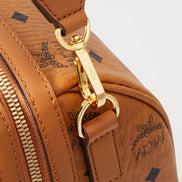 MCM Cognac Visetos Monogram Heritage Weekender (Pre-Loved)