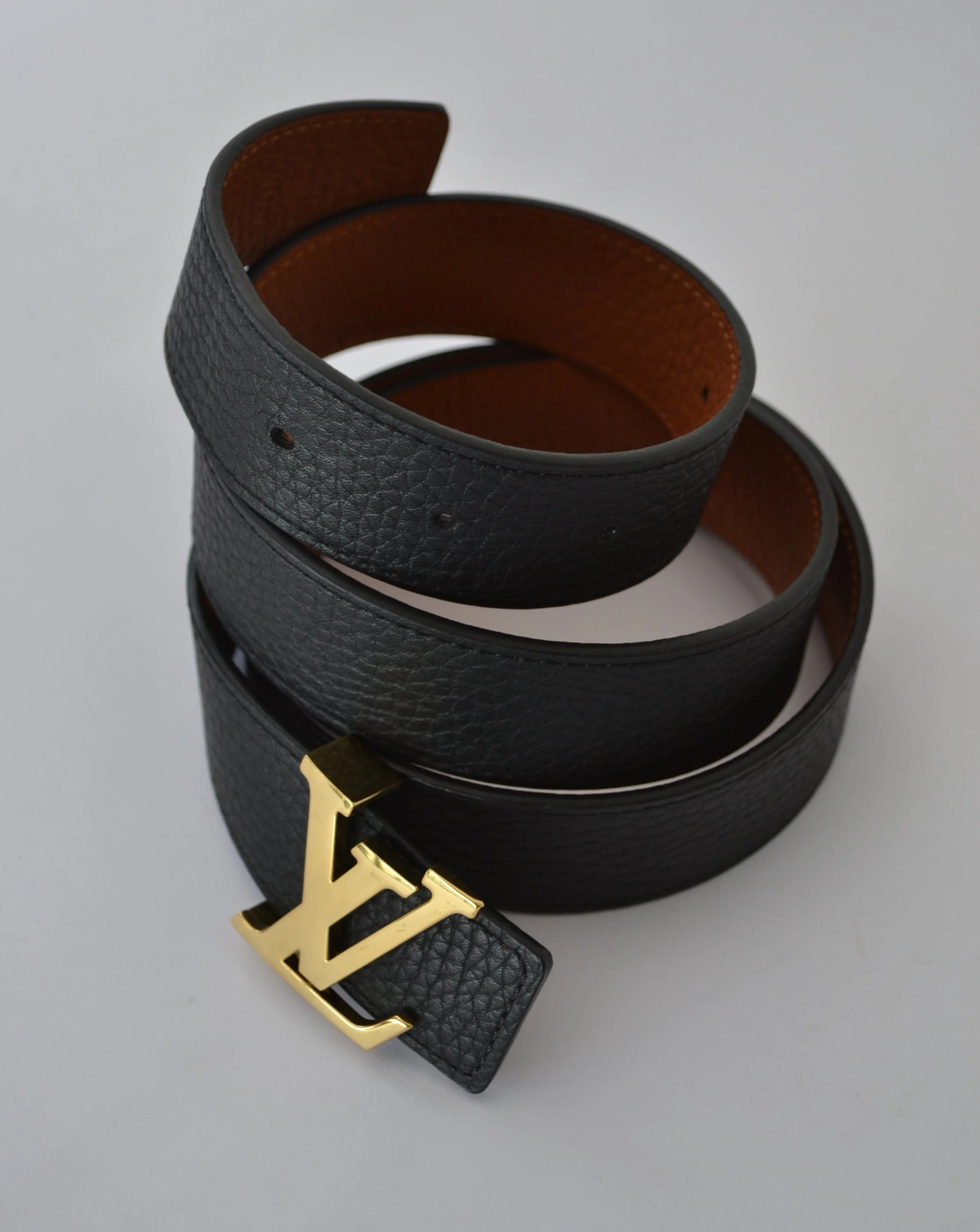 Louis Vuitton Reversible Taurillon Belt (Pre-Loved)