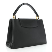 Louis Vuitton Black Taurillon Leather Capucines MM (Pre-Loved)