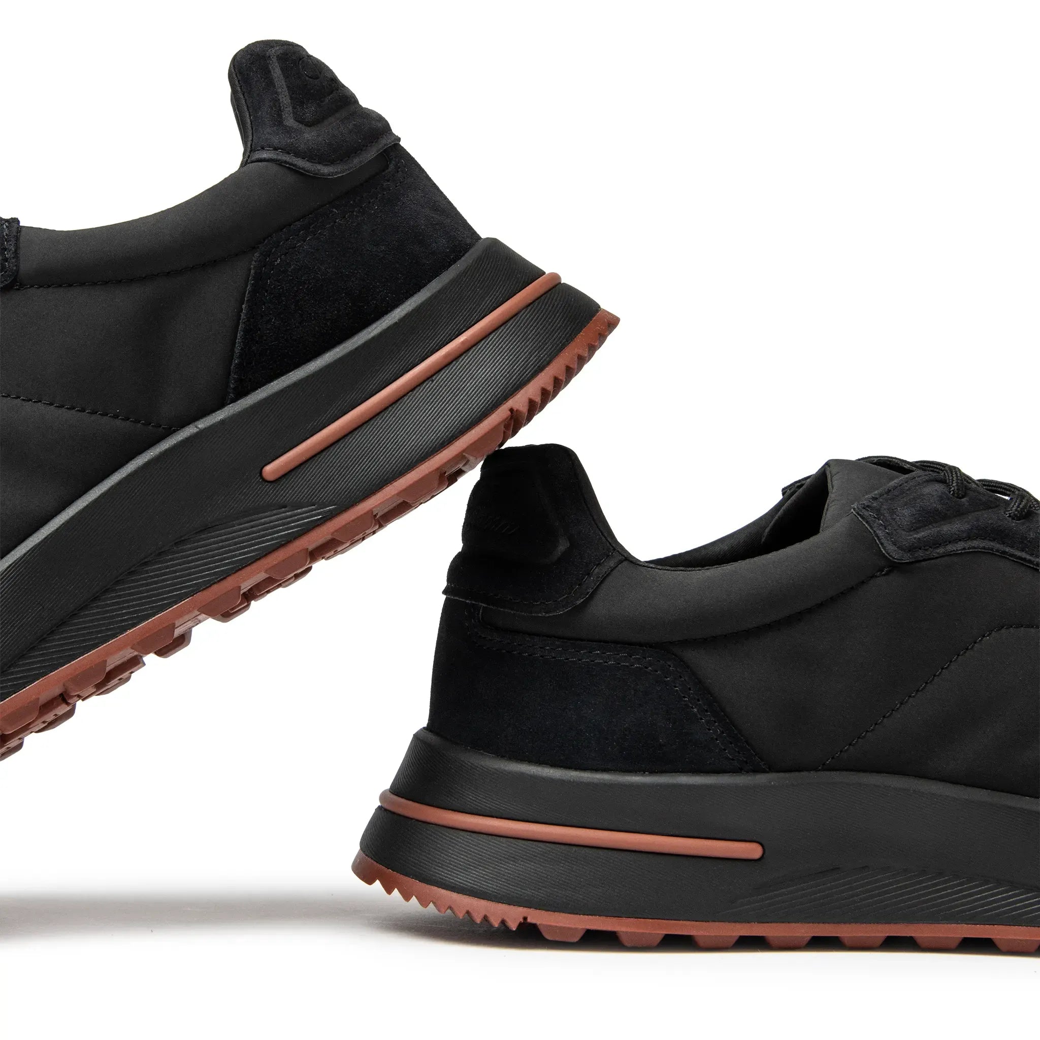 Loro Piana Weekend Walk Technical Fabric and Suede Sneakers 