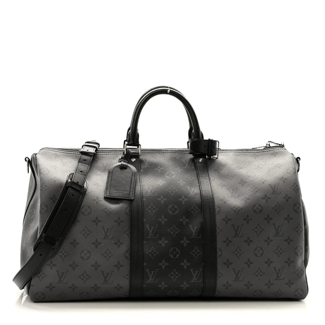Louis Vuitton Monogram Eclipse Keepall Bandoulière 50 "Unworn"