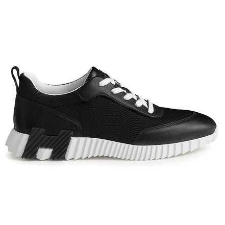 Hermes Bouncing Black Leather Sneakers "Unworn"