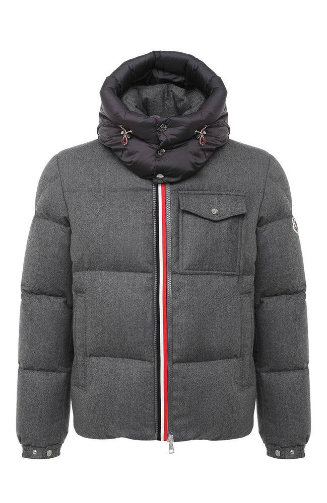 Moncler Brazier Wool Down Jacket Grey (Pre-Loved)