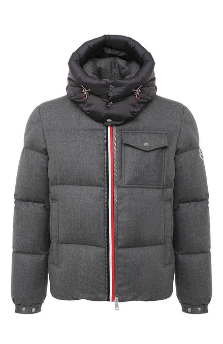 Moncler Brazier Wool Down Jacket Grey (Pre-Loved)