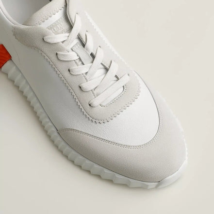 Hermès Bouncing Sneakers White and Orange "Unworn"