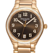 Patek Philippe Twenty~4 Automatic 7300/1200R Rose Gold Brown Dial 