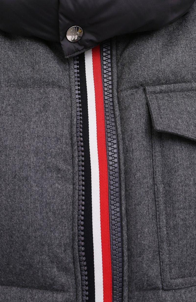 Moncler Brazier Wool Down Jacket Grey (Pre-Loved)