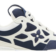 Louis Vuitton Navy Blue and White Skate Sneakers 