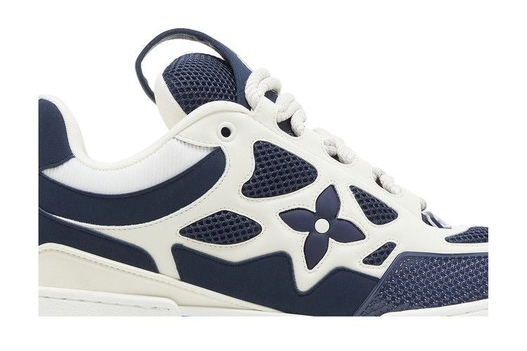 Louis Vuitton Navy Blue and White Skate Sneakers 
