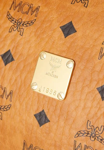 MCM Cognac Visetos Monogram Heritage Weekender (Pre-Loved)