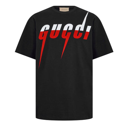Gucci Blade Print Black Cotton T-Shirt (Pre-Loved)