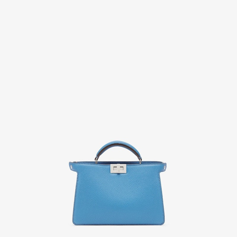 Fendi Peekaboo ISeeU X-Cross Bag Cornflower Blue 