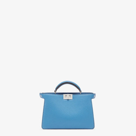 Fendi Peekaboo ISeeU X-Cross Bag Cornflower Blue "Unworn"