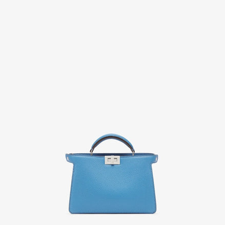 Fendi Peekaboo ISeeU X-Cross Bag Cornflower Blue "Unworn"