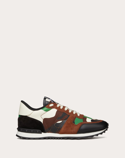 Valentino Garavani Rockrunner Classic Camouflage Sneakers (Pre-Loved)