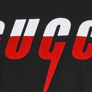 Gucci Blade Print Black Cotton T-Shirt (Pre-Loved)