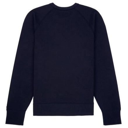 Moncler Double Logo Patch Navy Cotton Sweatshirt (Pre-Loved)